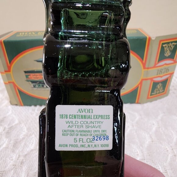 Vintage Avon 1876 CENTENNIAL EXPRESS Glass TRAIN Wild Country Original Box - Picture 10 of 14